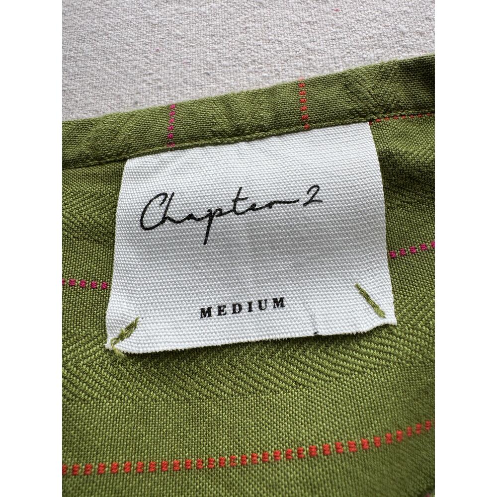 Chapter 2 by Khaadi Kurta tunic/dress green long sleeve - MED - Picture 10 of 15
